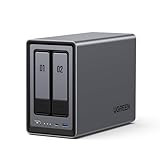 UGREEN NASync DXP2800 2-Bay Desktop NAS, Intel N100 Quad-Core-CPU, 8GB DDR5 RAM, 1 * 2,5GbE, 2*M.2...
