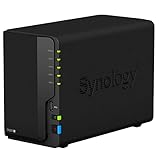 Synology DS220+ 2-Bay Diskstation NAS Intel Celeron J4025 2GB Ram 2xRJ-45 1GbE LAN-Port Bundle mit 2...
