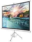 celexon Basic Mobile Beamer-Stativ-Leinwand in wenigen Minuten Auf-/Abgebaut - optimal für...