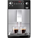 Melitta Purista F 230-101 Kaffeevollautomat mit flüsterleisem Kegelmahlwerk (Direktwahltaste,...