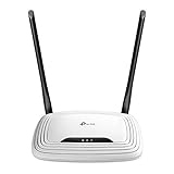 TP-Link TL-WR841N N300 WLAN Router (für Anschluss an Kabel-/ DSL-/ Glasfaser-Modem, 300 Mbit/s (2,4...