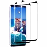 AssKdys Schutzfolie für Samsung Galaxy S8, 9H Härte Folie, Keine Blasen,3D-Volle Bedeckung...