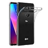 AICEK LG V30 Hülle, Transparent Silikon Schutzhülle für LG V30 Case Clear Durchsichtige TPU...