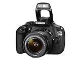 Canon EOS 1200D SLR-Digitalkamera (18 MP APS-CCMOS-Sensor, 7,5cm (3 Zoll) LCD-Display, Full HD, Kit...