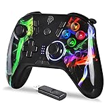 REDSTORM PC Controller, Wireless Gamepad für Windows 10/ PS3/ Android, Turbo-Funktion(Dauerfeuer),...
