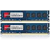 Kuesuny 16GB KIT (2X8GB) DDR3 1600MHz Udimm Ram PC3-12800 PC3-12800U 1.5V CL11 240 Pin 2RX8 Dual...