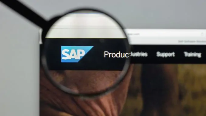 SAP Screenshot