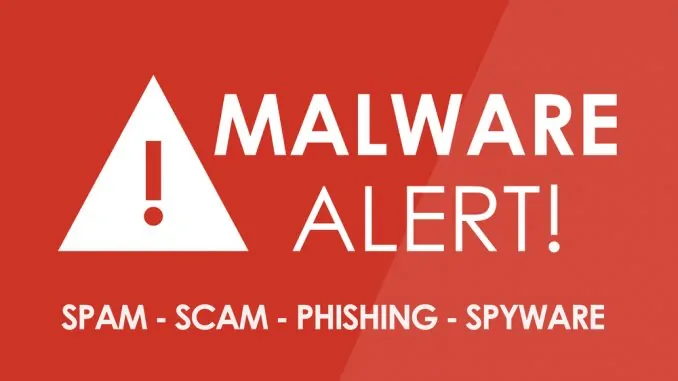 Malware Alert Grafik