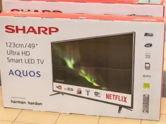 Ultra HD Fernseher von Sharp in der Original Verpackung