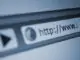 Eine URL steht in der Adresszeile eine Internetbrowsers.