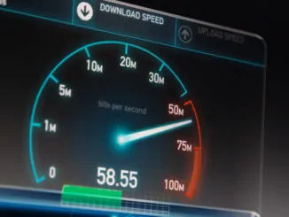 Downloadrate bei VDSL2 in Visualisierungsform